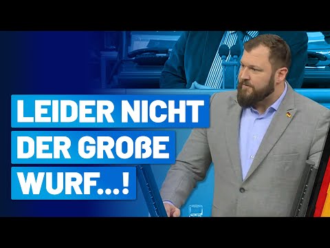 Zustimmung zu kleinen, notwendigen Schritten! Thomas Ladzinski – AfD-Fraktion im Bundestag
