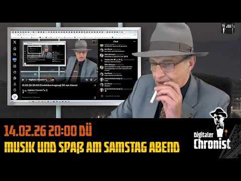 14.02.26 20:00 DÜ Musik und Spaß am Samstag Abend – Kommt auf einen unserer anderen Kanäle!