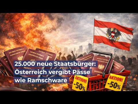 25.000 neue Staatsbürger: Österreich vergibt Pässe wie Ramschware