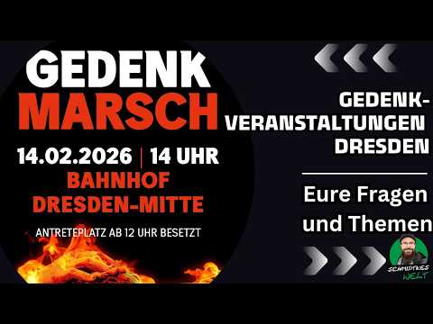 Abendplausch: Die Gedenkveranstaltungen in Dresden – Eure Fragen & Antworten | 12.02.2026