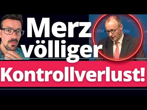 ACHTUNG: Merz verliert völlig die Nerven: Mitten auf der Bühne!