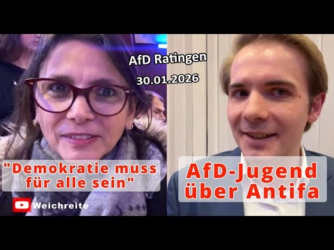 AfD Jugend über Antifa! Serge Menga Ratingen AfD Neujahrsempfang Ratingen 30.1.26