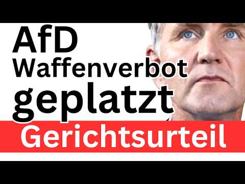 AfD-Parteibuch Waffenentzug ❌ Gericht sagt Nein ❌