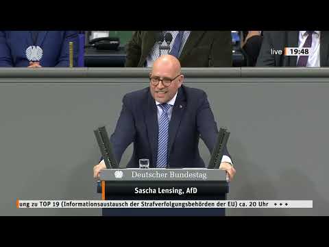 AfD-Polizist sagt NEIN zur Bürgerüberwachung! – Lensing warnt im Bundestag