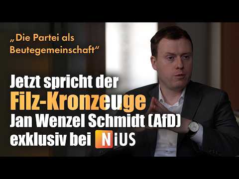 AfD-Vetternwirtschaft-Skandal: Jan Wenzel Schmidt exklusiv im NIUS-Interview AfD-Vetternwirtschaft-Skandal: Jan Wenzel Schmidt exklusiv im NIUS-Interview