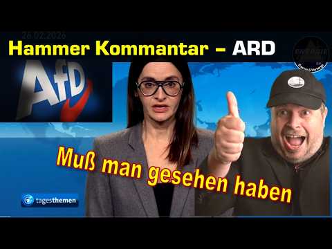 ARD Hammerkommentar – Verfassungsschutz verliert gegen AFD ARD Hammerkommentar – Verfassungsschutz verliert gegen AFD