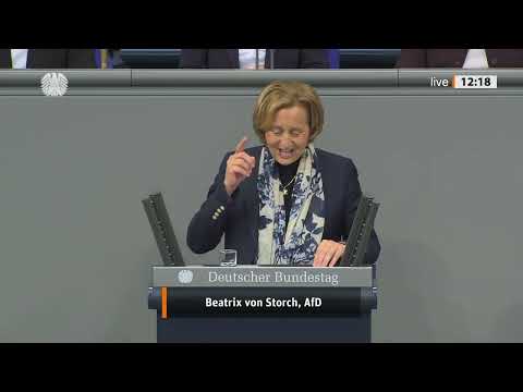 „Beatrix von Storch schlägt auf den Tisch“ | Klartext-Rede im Bundestag