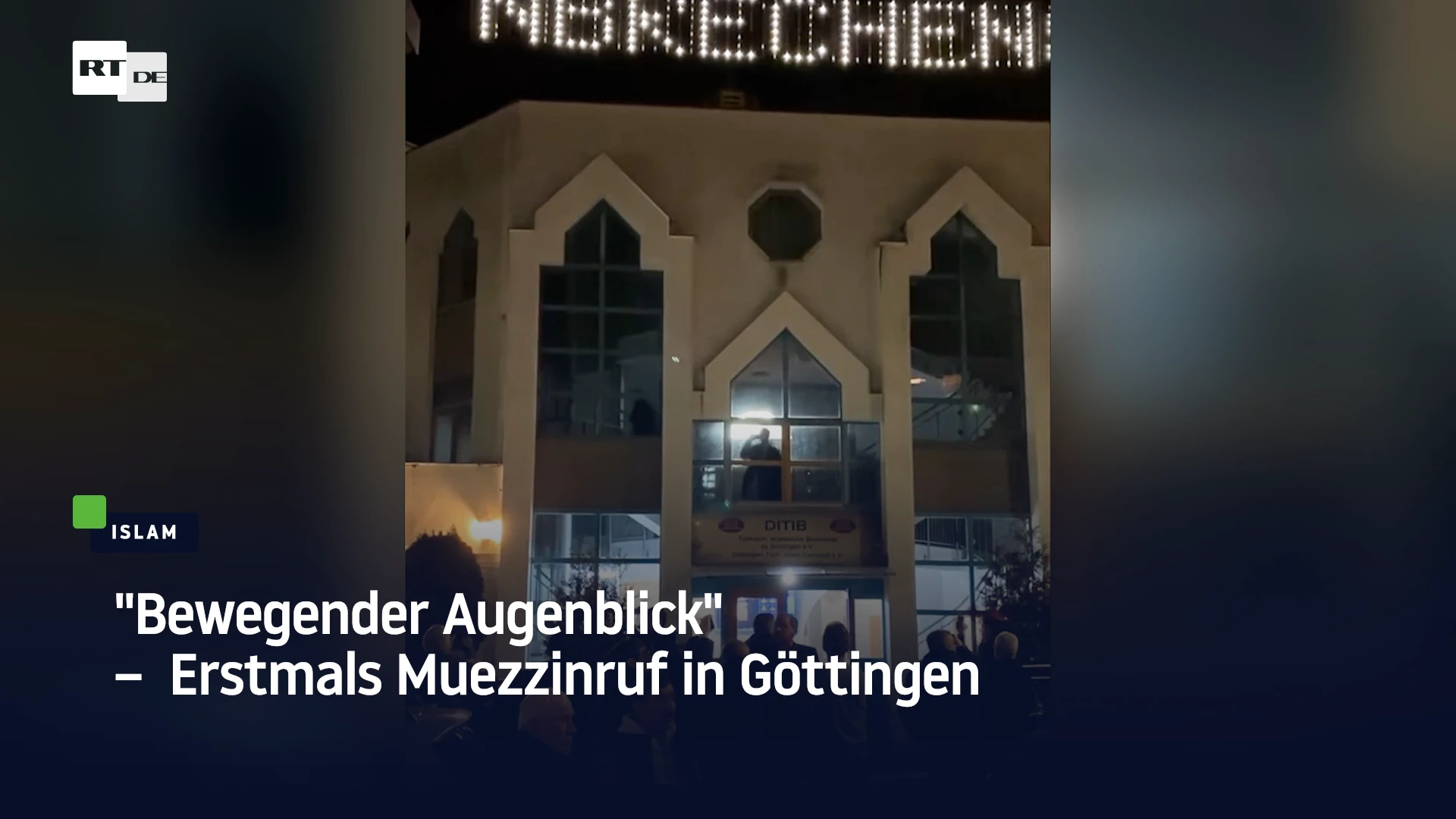 „Bewegender Augenblick“ – Erstmals Muezzinruf in Göttingen