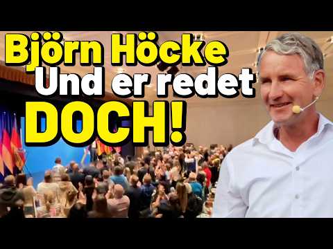 Björn Höcke – Und er redet DOCH! Redefreiheit vom höchsten Gericht in Bayern bestätigt! Saal TOBT!