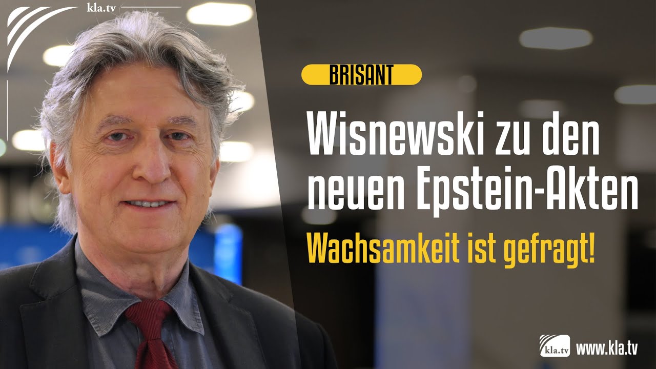 Brisant: Wisnewski zu den neuen Epstein-Akten – Wachsamkeit ist gefragt!