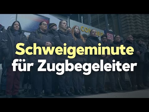 Bundesweite Schweigeminute für getöteten Zugbegleiter Serkan C.