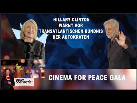 Cinema for Peace Gala mit Hillary Clinton und Bob Geldof Cinema for Peace Gala mit Hillary Clinton und Bob Geldof