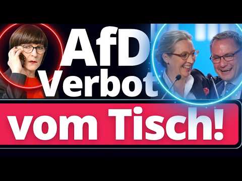 Das AfD-Verbot ist komplett vom Tisch!
