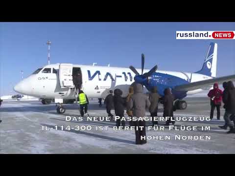 Das neue Passagierflugzeug Il 114 300 ist bereit für Flüge im hohen Norden