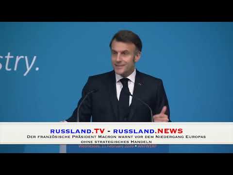 Der französische Präsident Macron warnt vor dem Niedergang Europas ohne strategisches Handeln Der französische Präsident Macron warnt vor dem Niedergang Europas ohne strategisches Handeln