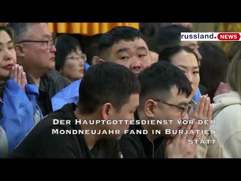 Der Hauptgottesdienst vor dem Mondneujahr fand in Burjatien statt
