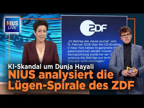Die Akte ZDFake: So wollte das ZDF den KI-Skandal vertuschen | NIUS Live vom 18.02.2026