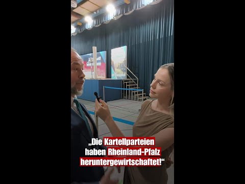 „Die Kartellparteien haben Rheinland-Pfalz heruntergewirtschaftet!“ | Jan Bollinger (Spitzenkandidat