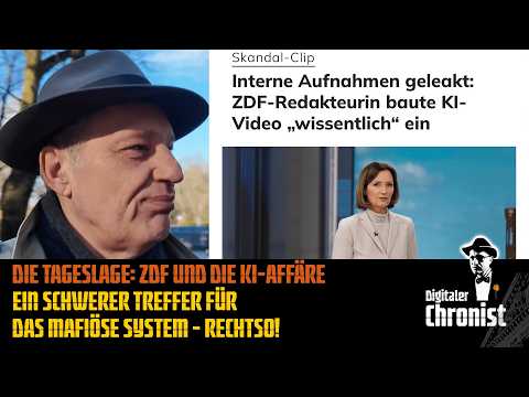 Die Tageslage: ZDF und die KI-Affäre – Ein schwerer Treffer für das mafiöse System – Rechtso! Die Tageslage: ZDF und die KI-Affäre – Ein schwerer Treffer für das mafiöse System – Rechtso!