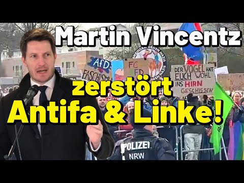 Dr. Martin Vincentz ZERSTÖRT Antifa & Gegendemo! 💥 Klartext Rede bei AfD Kundgebung in Münster NRW