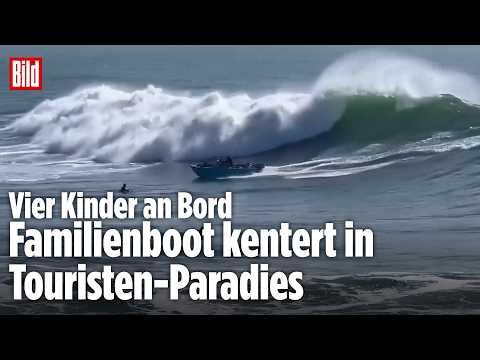 DRAMA AN DER KÜSTE: Surfer retten Familie nach Bootsunglück vor Kalifornien