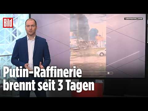 Drohne koordiniert Killer-Roboter gegen Russen-Soldaten | BILD-Lagezentrum