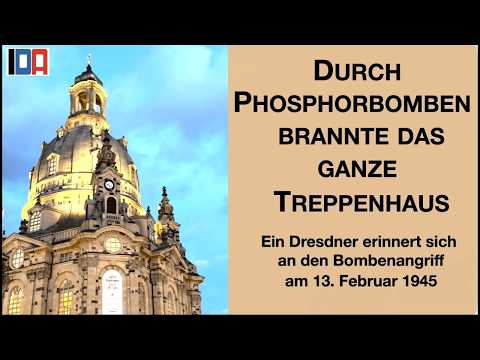 „Durch Phosphorbomben brannte alles“: Ein Dresdner über die Bombenangriffe am 13. Februar 1945