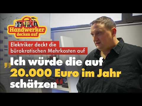 Elektromeister aus Karlsruhe: Bürokratie-Albtraum schon bei 2 Steckdosen | Handwerker decken auf