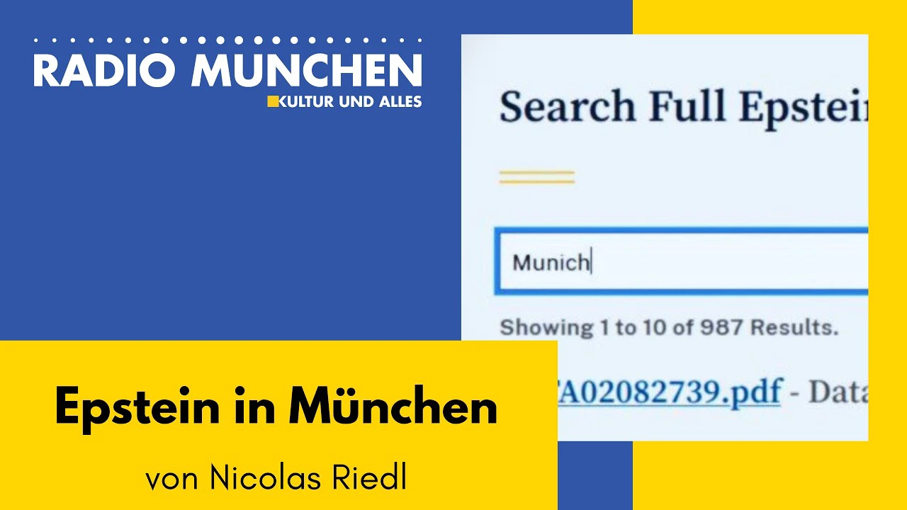 Epstein in München – von Nicolas Riedl(1) Epstein in München – von Nicolas Riedl(1)