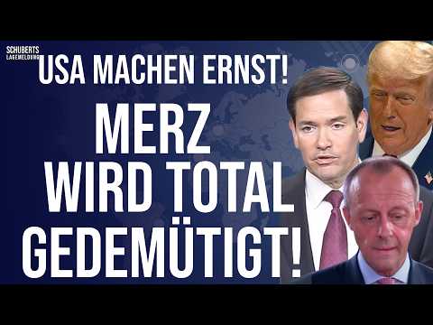 Eskalation💥Absolutes Desaster für Merz-Regierung!💥USA führen gesamte europäische Regierungselite vor