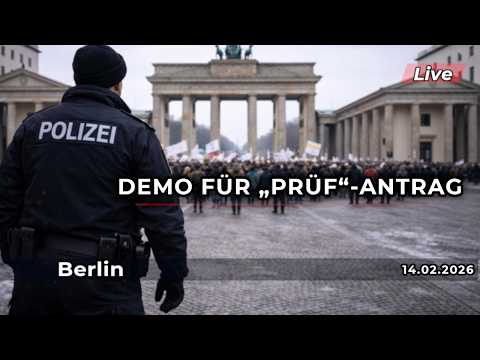 🔴 Live: Demo fordert „Prüf-Antrag“ – worum geht es?