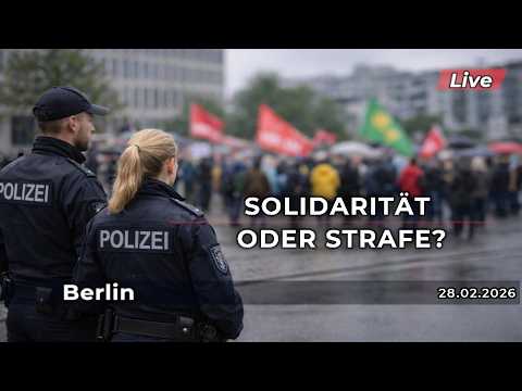 🔴 Live: Protest gegen Sanktionen in Berlin – Lage vor Ort