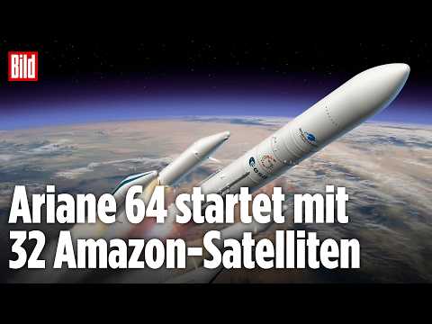 🔴 LIVE: Start der Ariane 64. Hier hebt Deutschlands Raketen-Hoffnung ab | BILD-LIVE 🔴 LIVE: Start der Ariane 64. Hier hebt Deutschlands Raketen-Hoffnung ab | BILD-LIVE