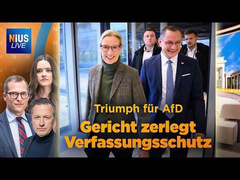 🚨Urteil: AfD darf nicht mehr „gesichert rechtsextrem“ genannt werden I NIUS Live, 27. Februar 2026