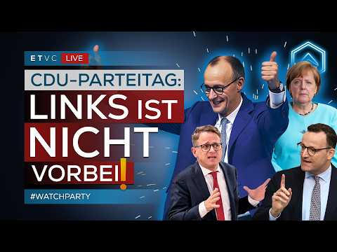🟥 CDU – PARTEITAG: Kommt MERKEL? 😱 Oder, GEHT MERZ? 🏳️🌈🥳 | #WATCHPARTY 🟥 CDU – PARTEITAG: Kommt MERKEL? 😱 Oder, GEHT MERZ? 🏳️🌈🥳 | #WATCHPARTY
