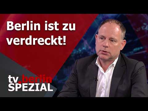 FDP-Berlin Chef Meyer: Berlin ist zu verdreckt! – tv.berlin Spezial