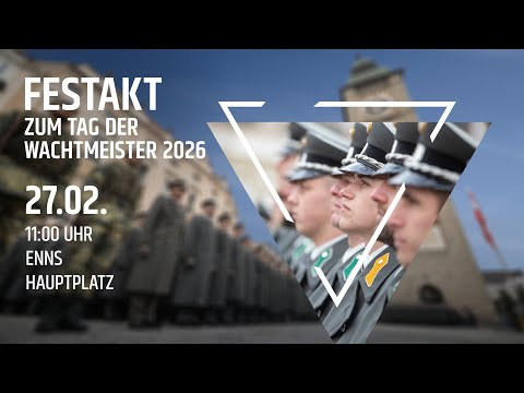 Festakt zum Tag der Wachtmeister 2026