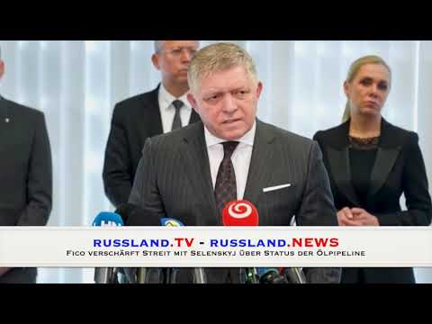 Fico verschärft Streit mit Selenskyj über Status der Ölpipeline