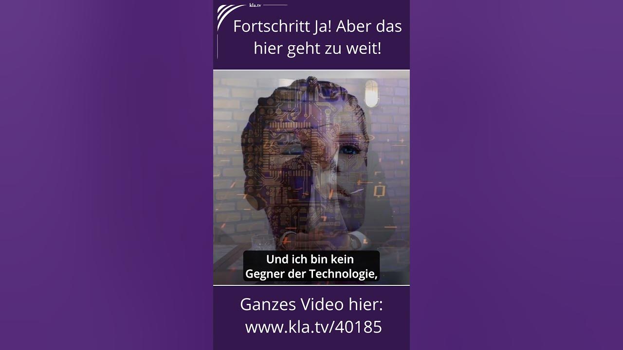 Fortschritt Ja! Aber das hier geht zu weit!🛑 #ki