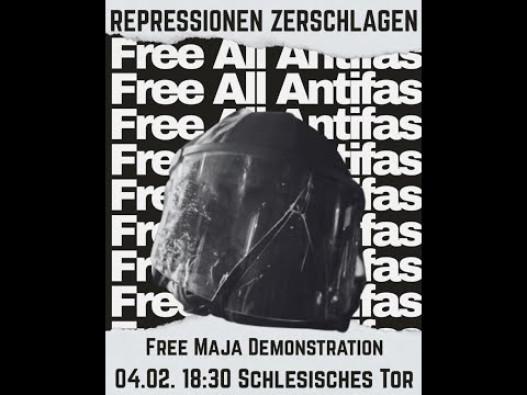 Free Maja Demonstration Berlin 4.2.26 Schlesisches Tor