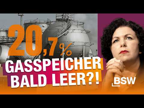 GASSPEICHER fast leer: Aus DIESEM Grund redet die Regierung die NOTLAGE klein! | Amira Mohamed Ali