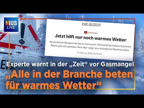 Gasspeicher: So zockt die Regierung mit unserer Energieversorgung | NIUS Live vom 18.02.2026