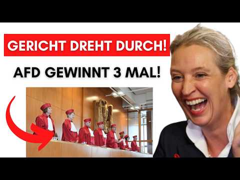 Gericht kassiert EIGENES Urteil – plötzlich 3 Siege für die AfD!