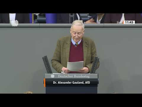 GROSSE REDE im Parlament: Alexander Gauland (AfD) sorgt für Aufsehen in Berlin