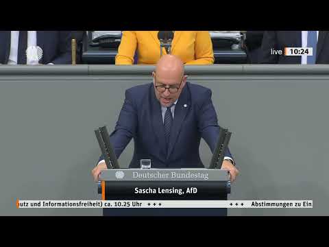 „Haushalts-Hammer im Bundestag! – Sascha Lensing warnt: ‚Dieser Etat gefährdet unsere Sicherheit!‘“