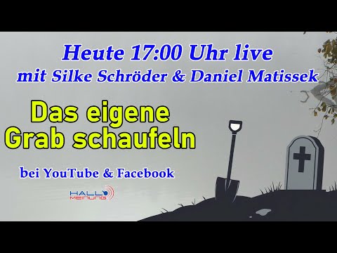 Heute 17:00 Uhr live – Das eigene Grab schaufeln – Peter mit Silke Schröder und Daniel Matissek