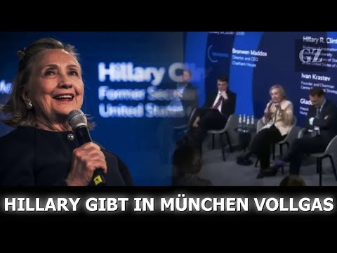 Hillary Clinton trommelt in München für mehr Krieg Hillary Clinton trommelt in München für mehr Krieg