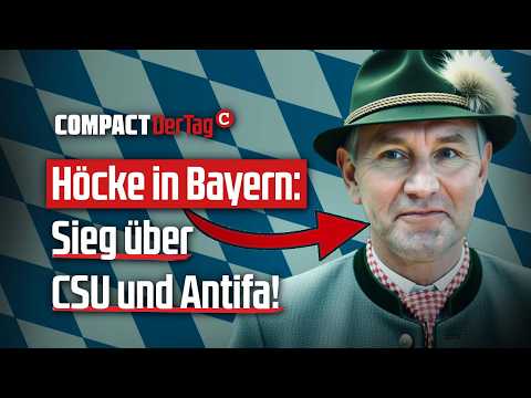 Höcke in Bayern: Sieg über CSU und Antifa!💥 Höcke in Bayern: Sieg über CSU und Antifa!💥