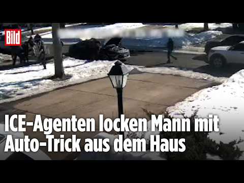 ICE lockt mutmaßlich illegalen Einwanderer mit Autopanne in Falle – Festnahme vor laufender Kamera