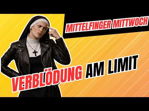 Ich kann dumme Menschen sehen! Mittelfinger Mittwoch